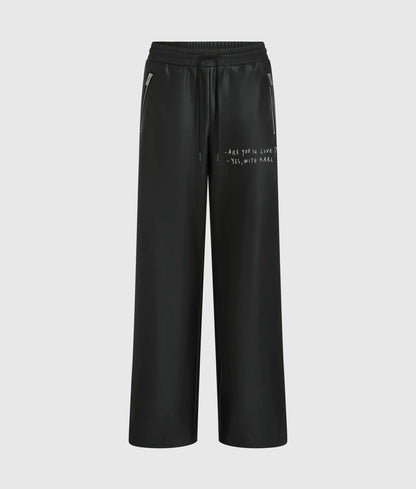 KLJ X Pietro Terzini faux-leather pants