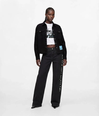 KLJ X Pietro Terzini wide-leg jeans
