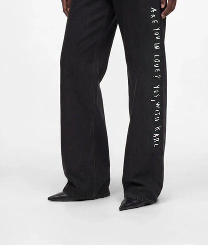 KLJ X Pietro Terzini wide-leg jeans