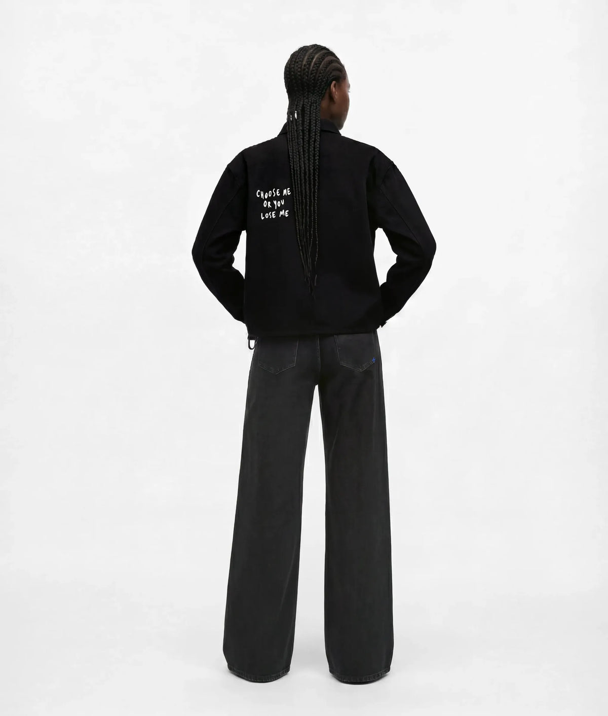 KLJ X Pietro Terzini wide-leg jeans