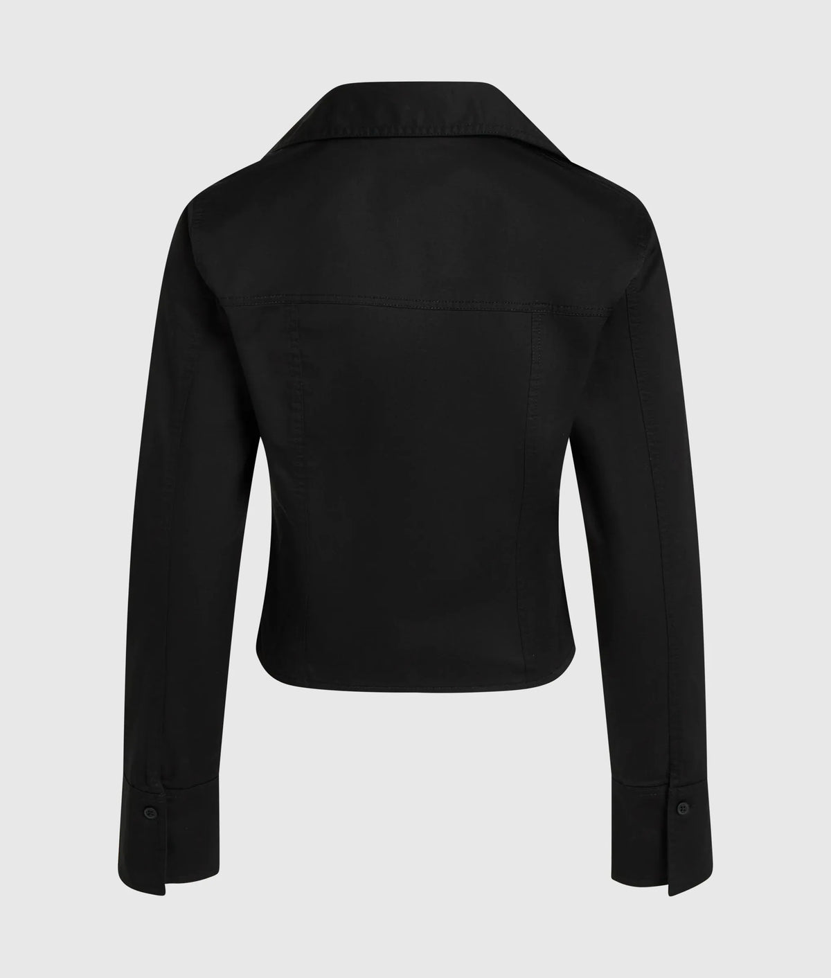 Fitted V-neck shirt