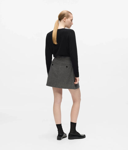Pleated mini skort