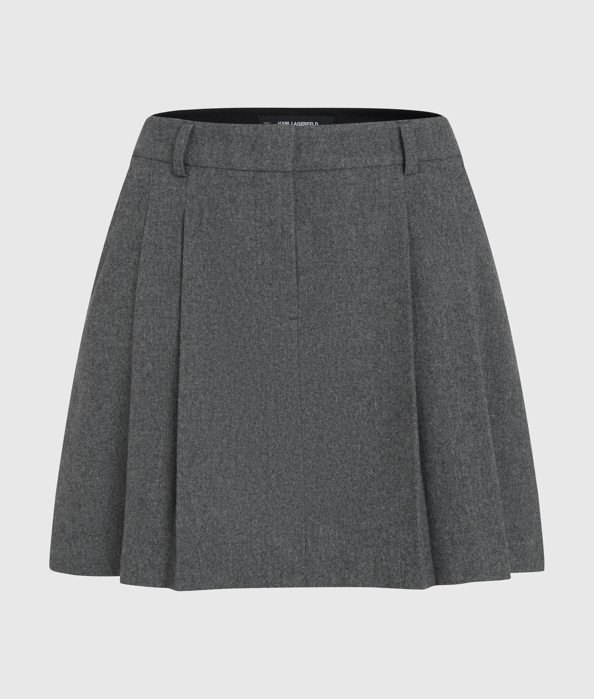 Pleated mini skort