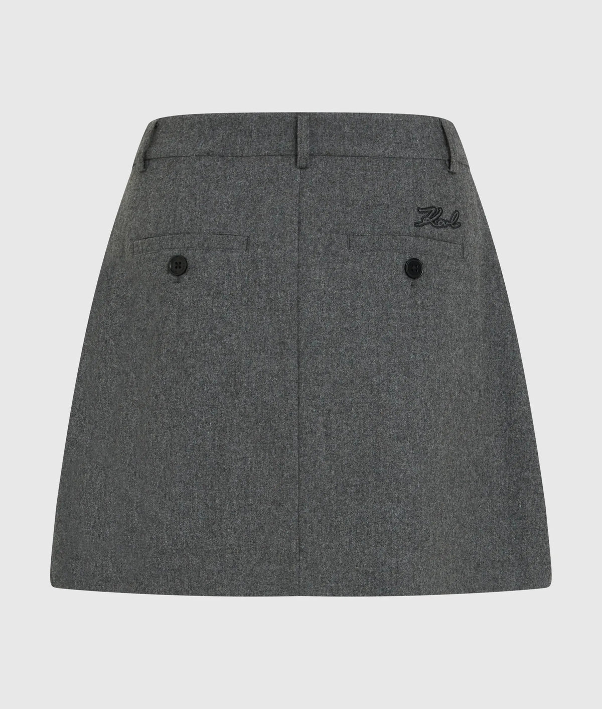 Pleated mini skort
