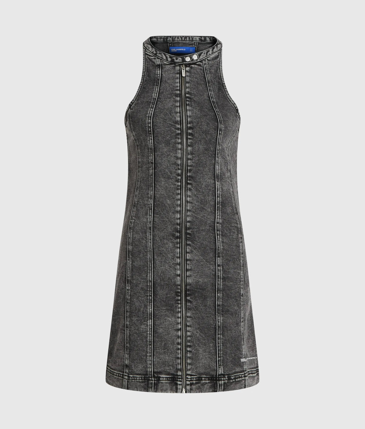 Denim racer dress