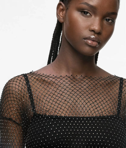 Chainmail mesh dress