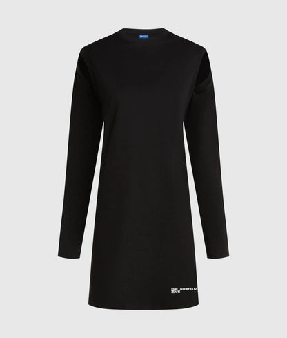 Cut-out jersey dress