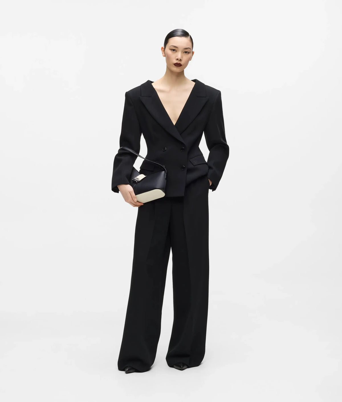 KL Studio wide shoulder blazer