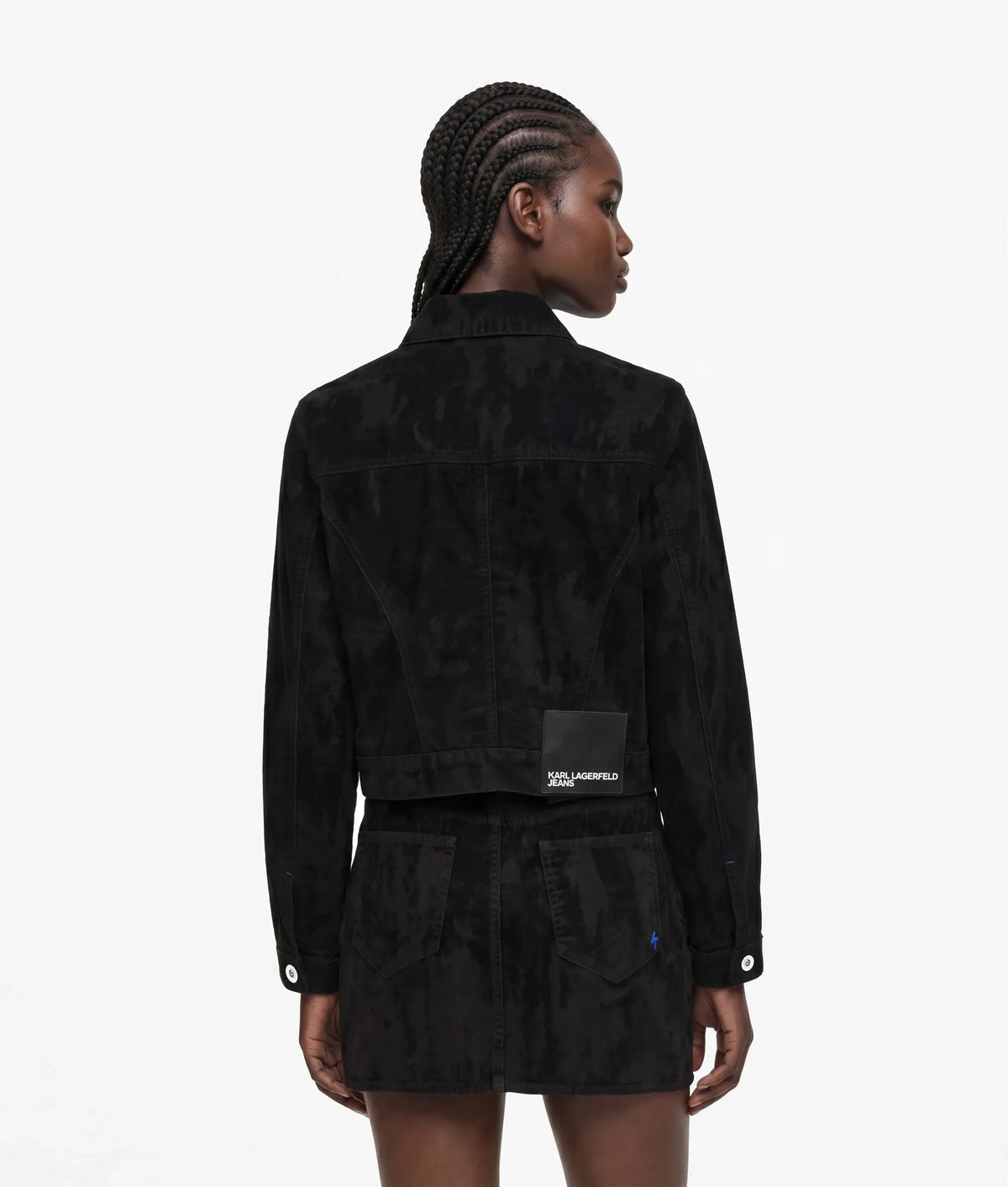 Velvet denim jacket