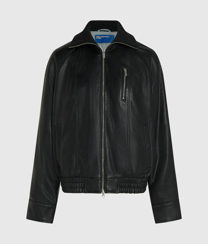KLJ X Pietro Terzini faux-leather jacket