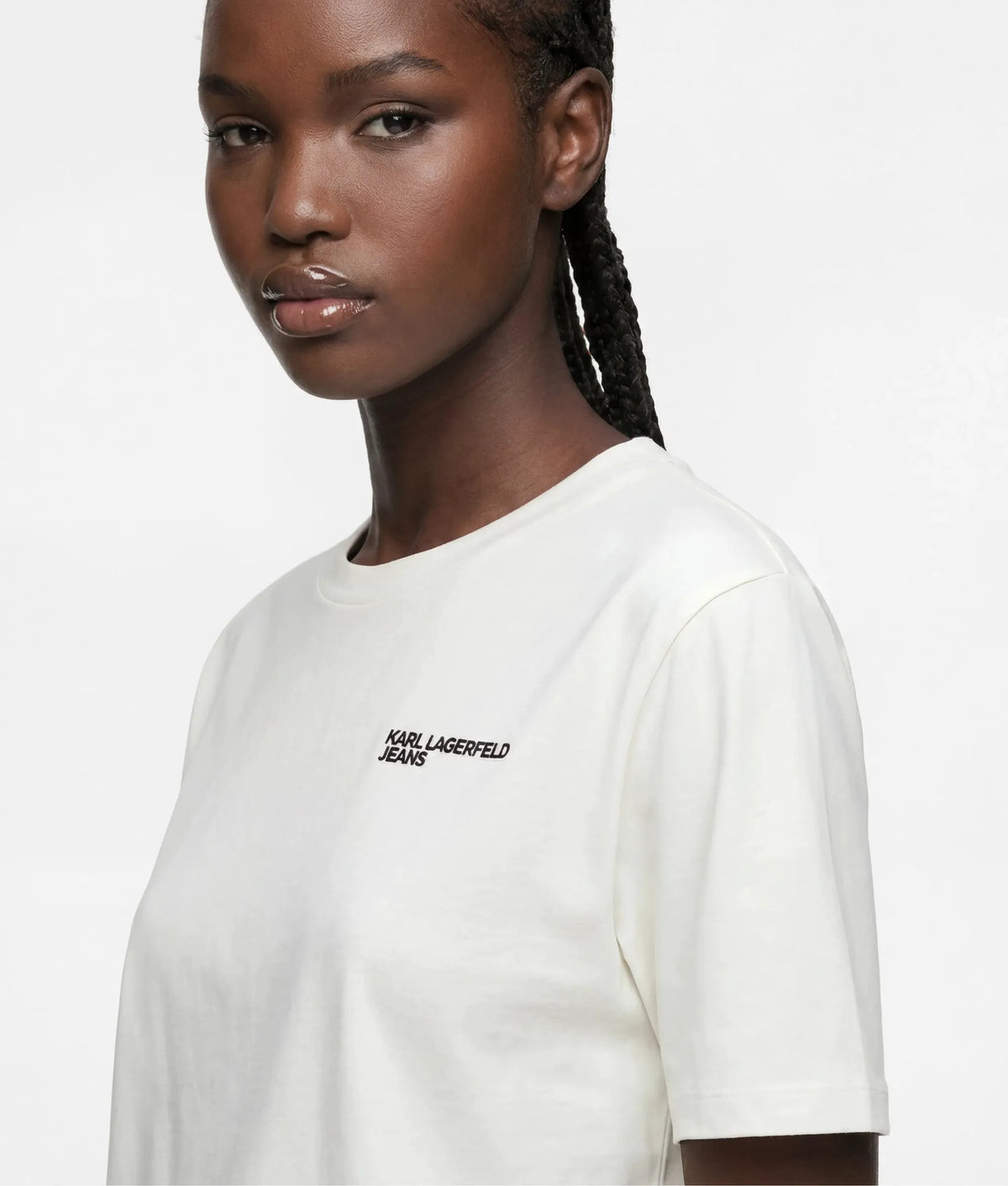 Tied-hem T-shirt
