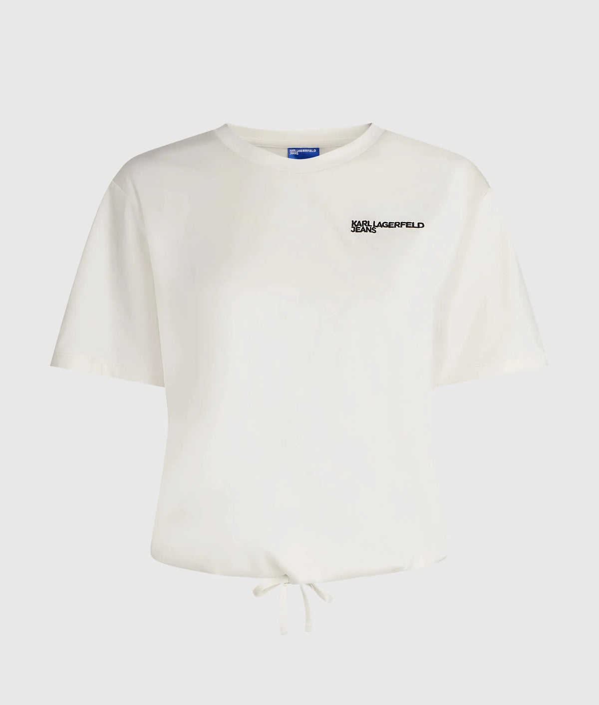 Tied-hem T-shirt