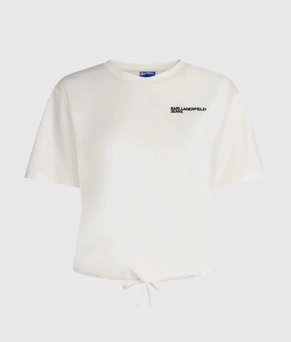 Tied-hem T-shirt