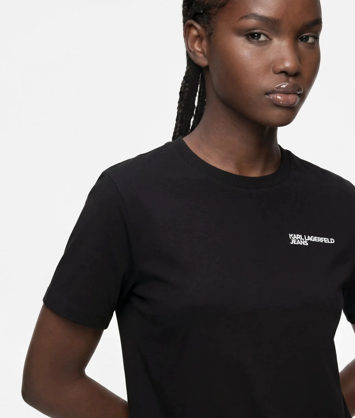 Tied-hem T-shirt