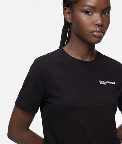 Tied-hem T-shirt