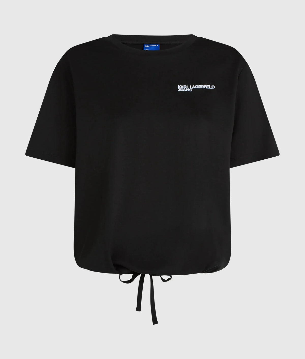 Tied-hem T-shirt