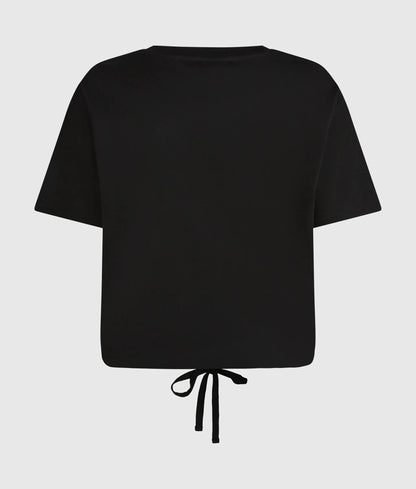 Tied-hem T-shirt