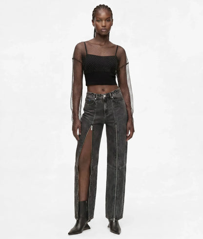 Chainmail mesh top