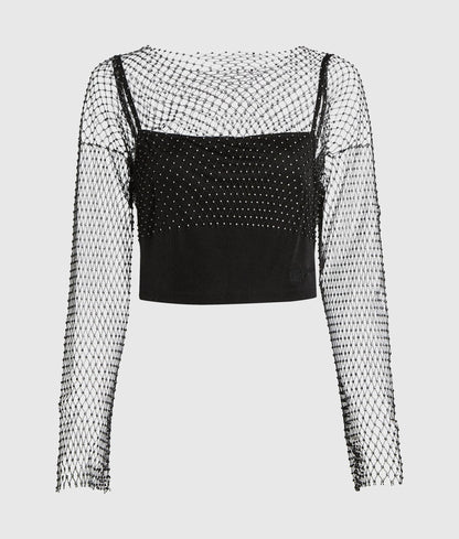 Chainmail mesh top