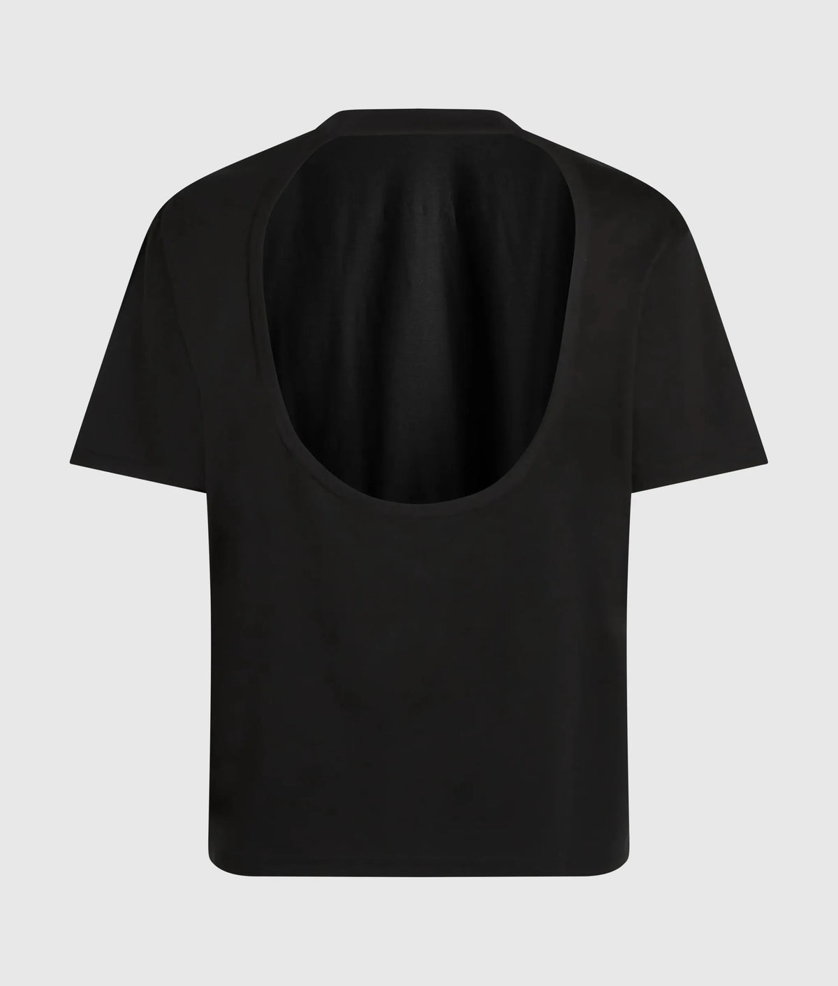 Open-back T-shirt