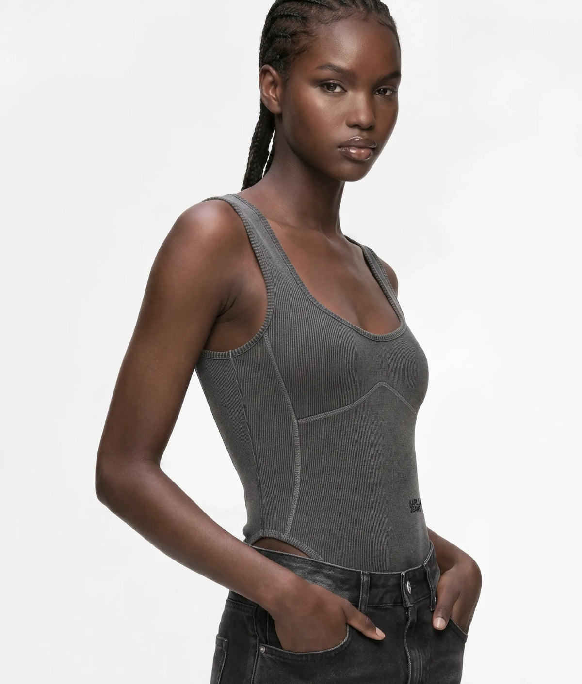Washed bodysuit