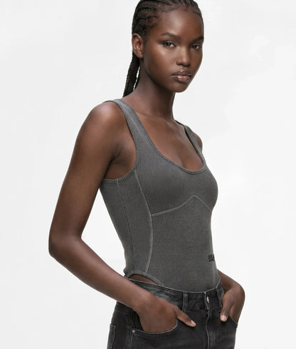 Washed bodysuit