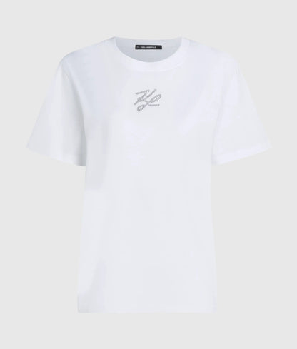 Rhinestone Autograph T-shirt