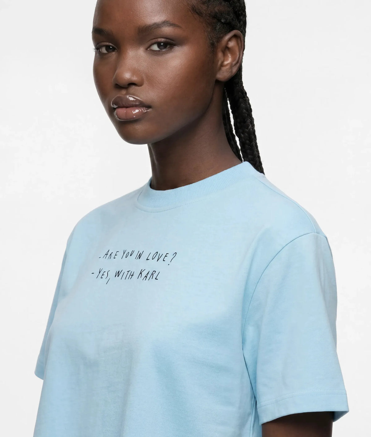 KLJ X Pietro Terzini cropped T-shirt