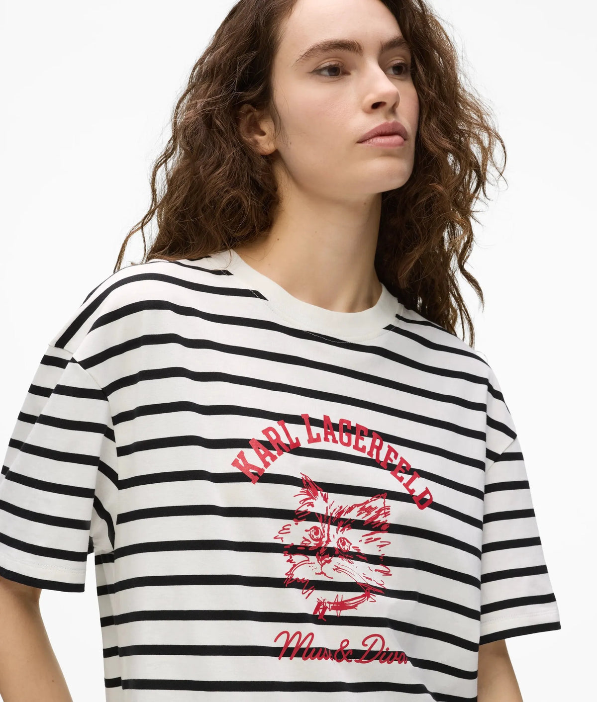 Ikon Choupette Muse striped T-shirt