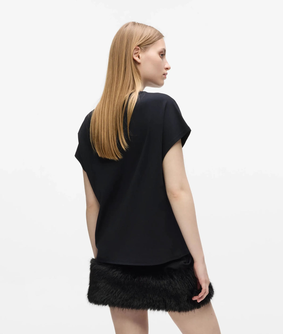 Capped sleeve T-shirt