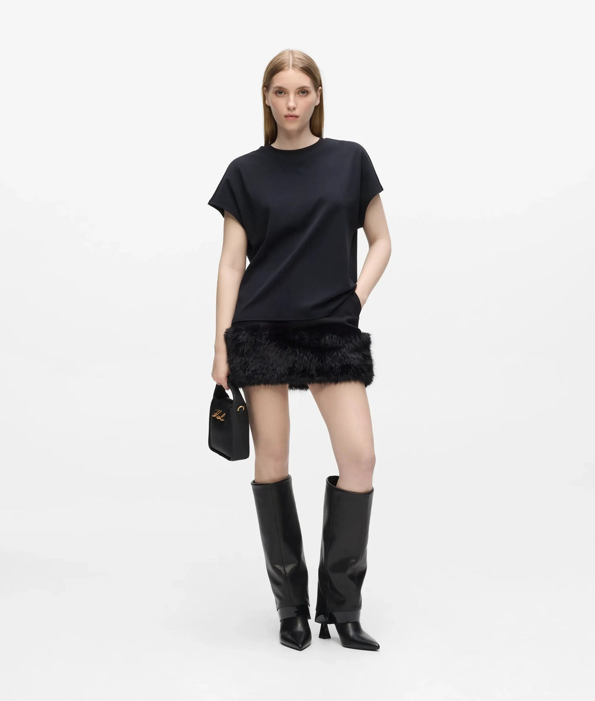 Capped sleeve T-shirt