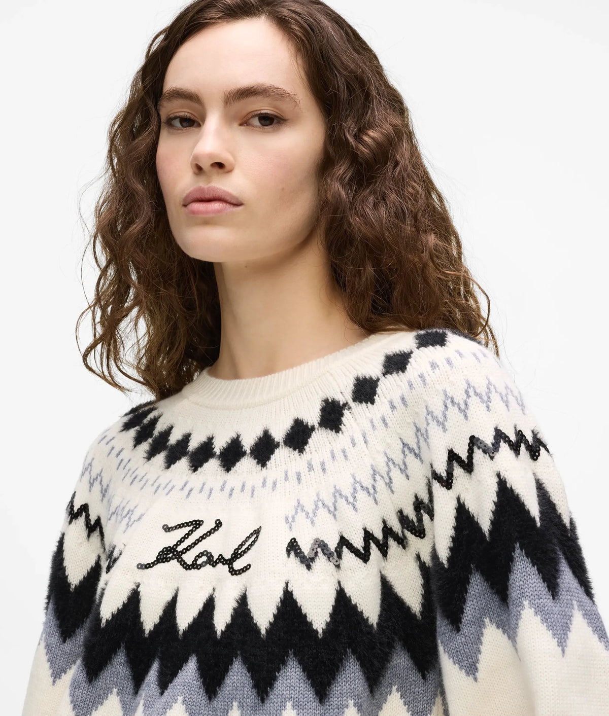 Alpine knitted sweater