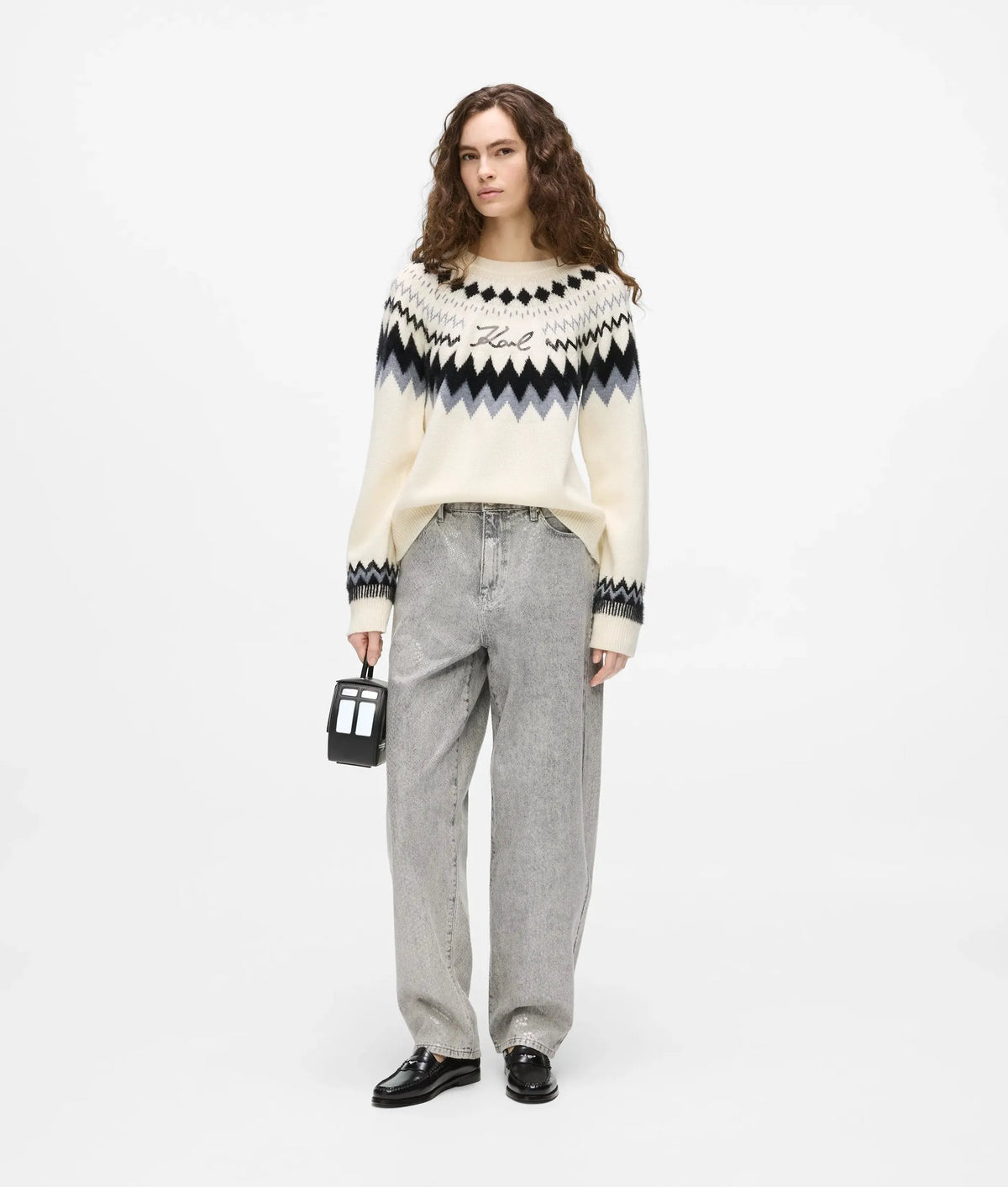 Alpine knitted sweater