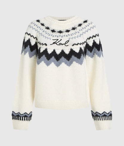 Alpine knitted sweater