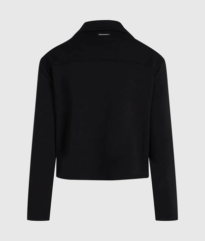Zip-up biker sweatshirt