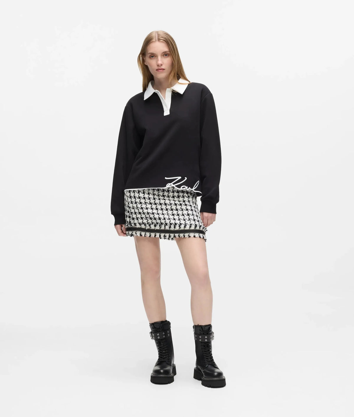 Signature polo sweatshirt