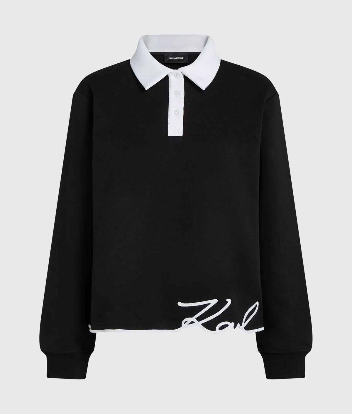Signature polo sweatshirt
