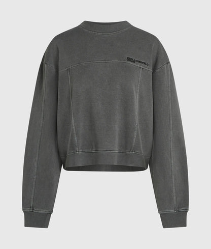 Boxy washed sweatshirt