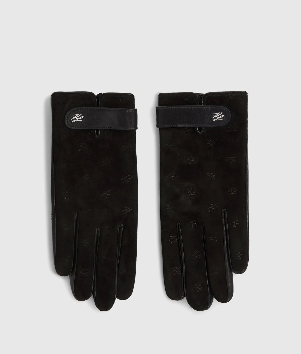 K/Autograph suede gloves