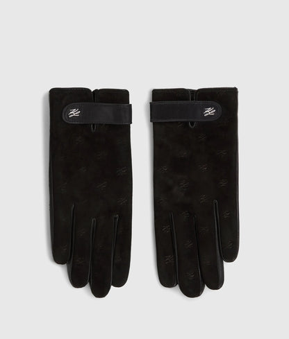 K/Autograph suede gloves