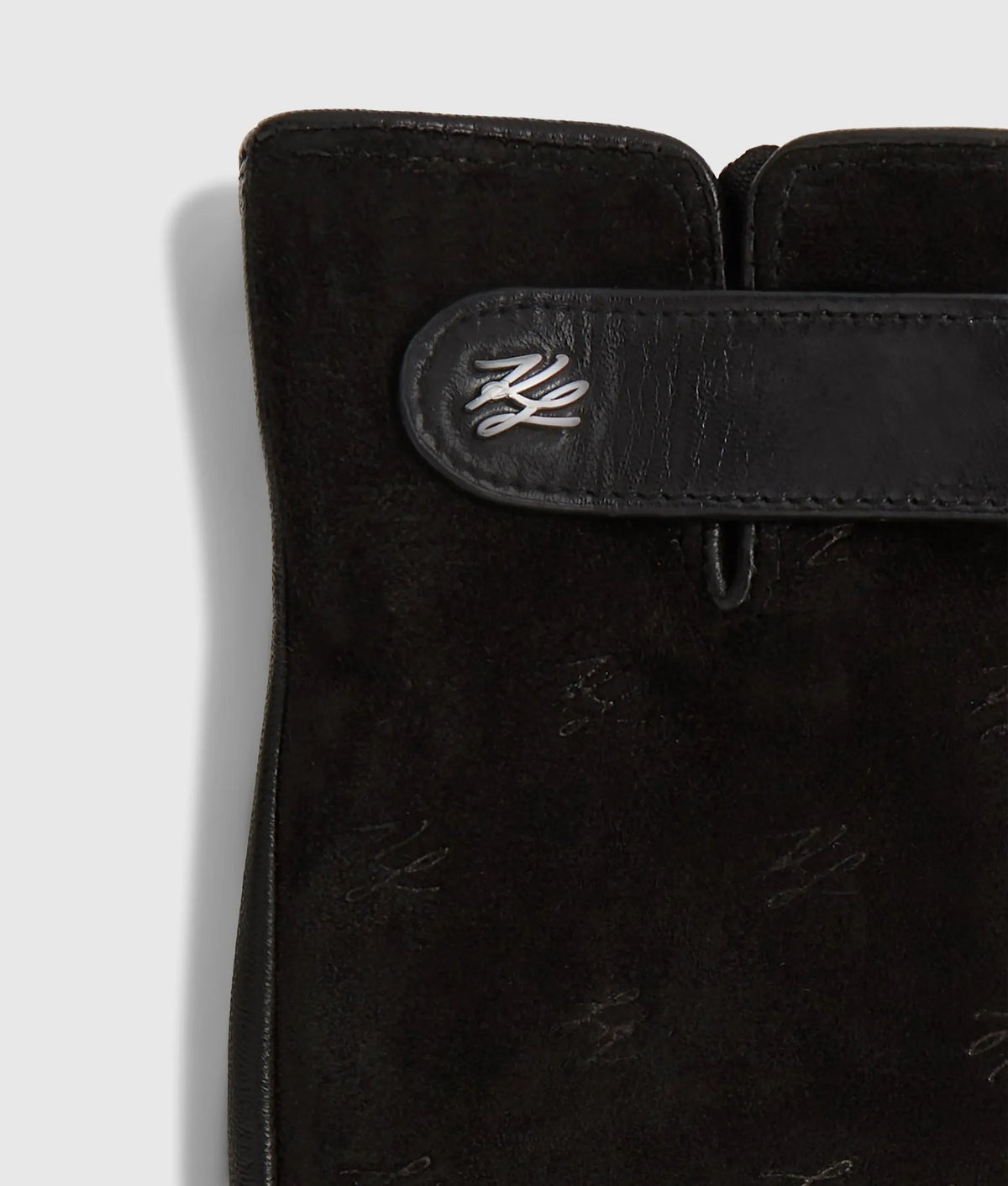 K/Autograph suede gloves