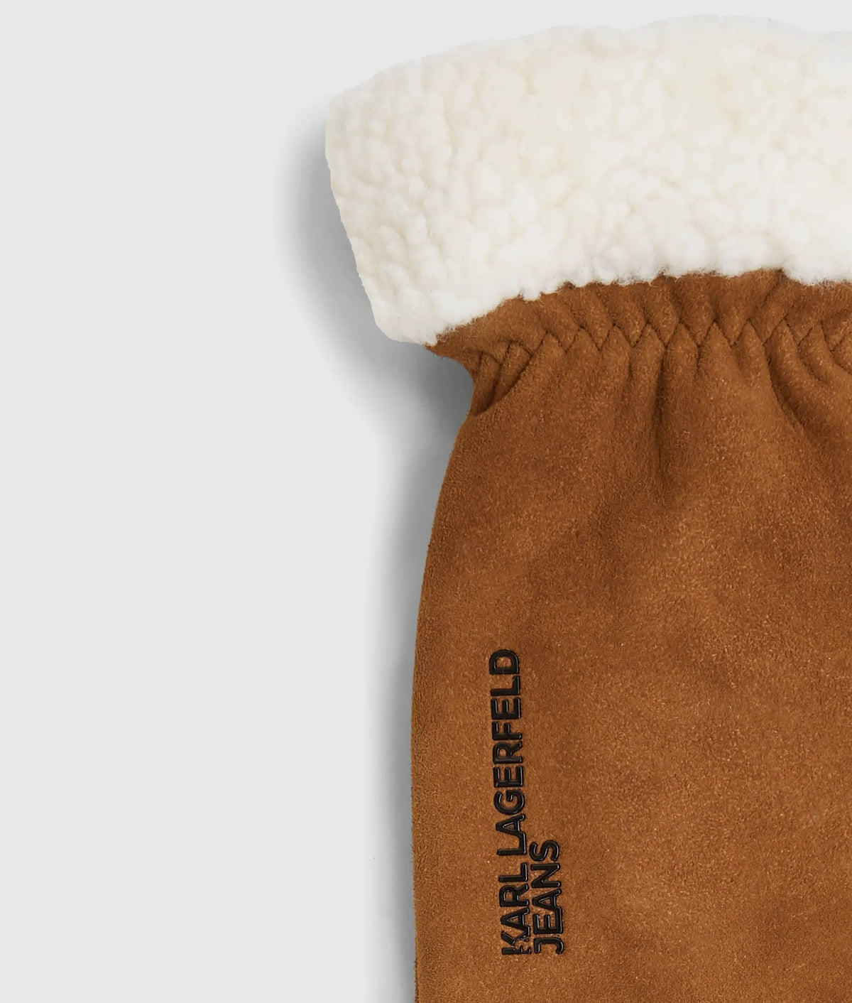 Suede mittens