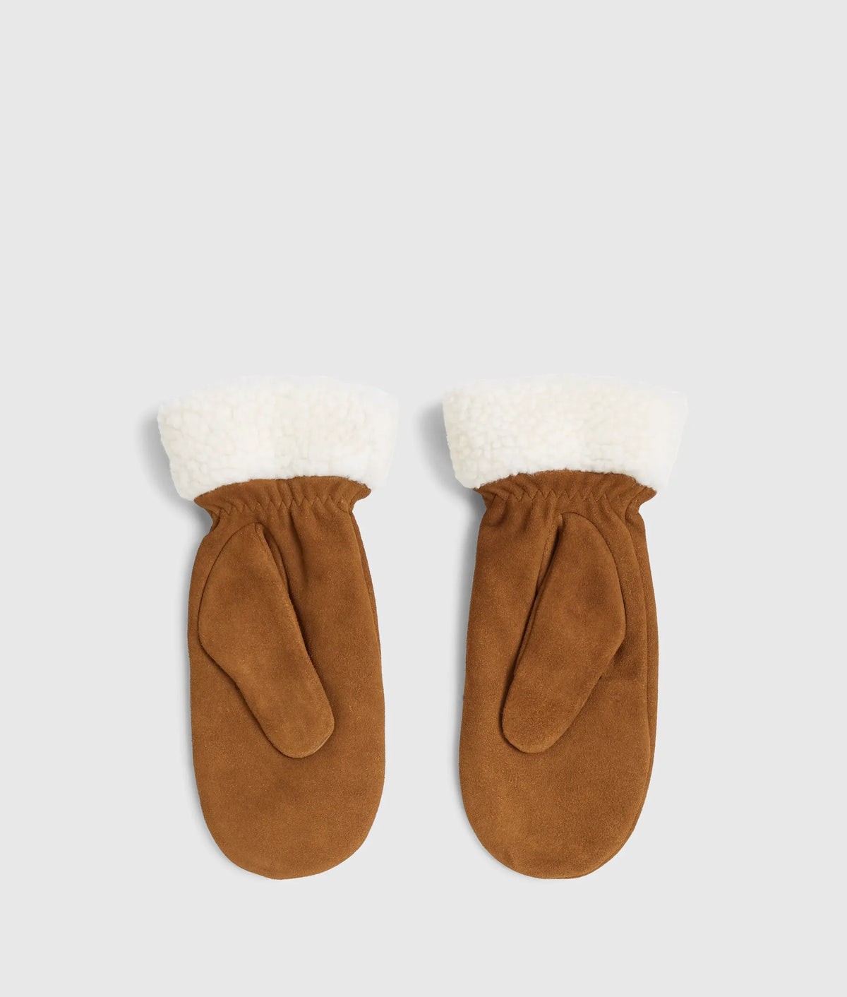 Suede mittens