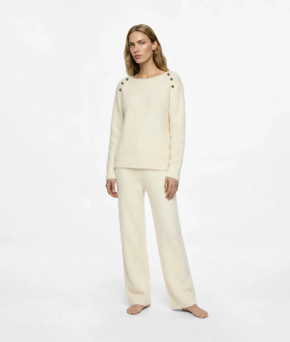 Fluffy loungewear jumper