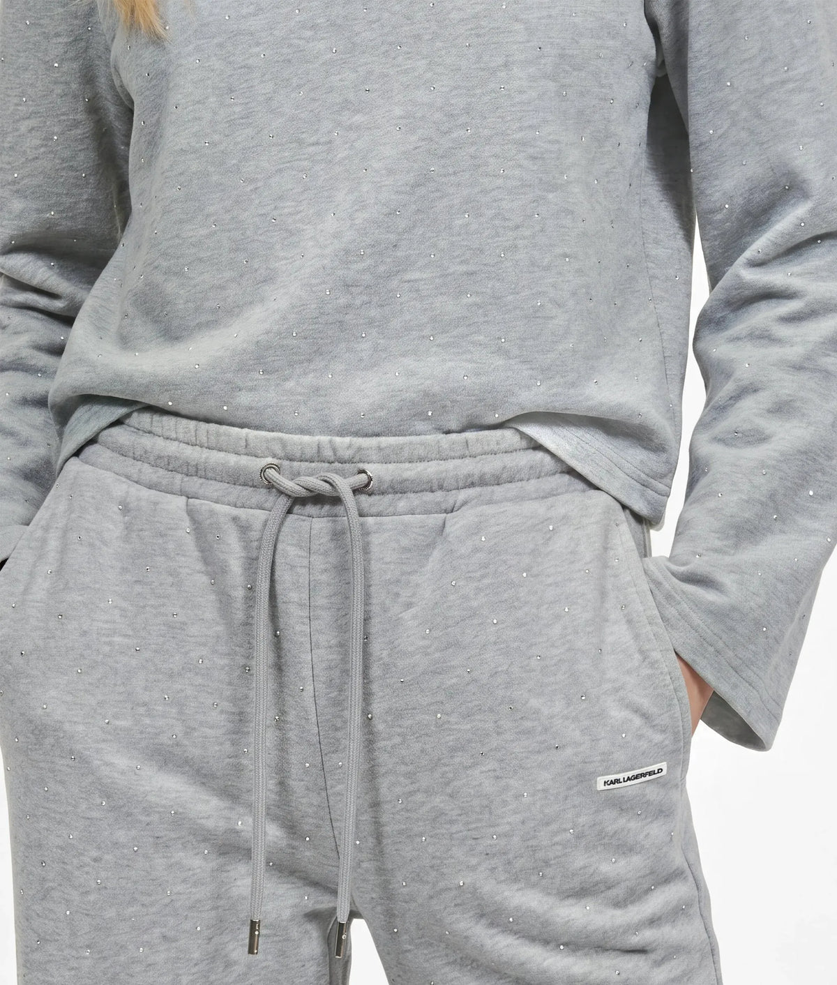 Rhinestone loungewear pants