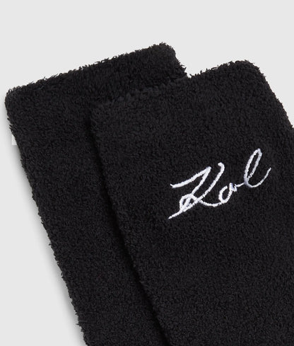 Signature fluffy socks