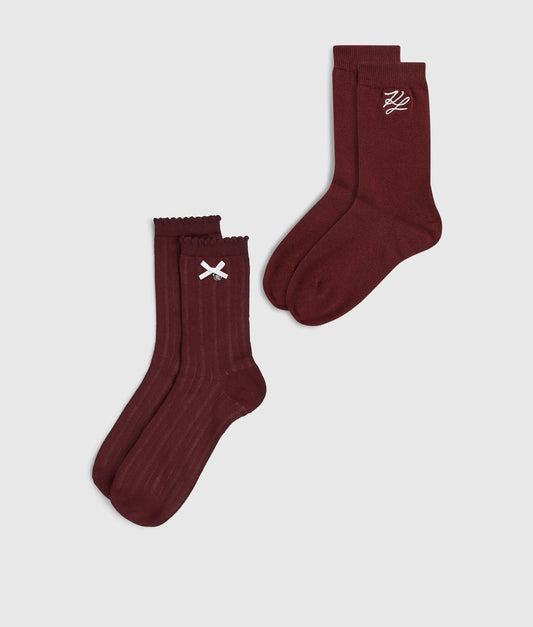 Autograph pointelle socks - 2-pack