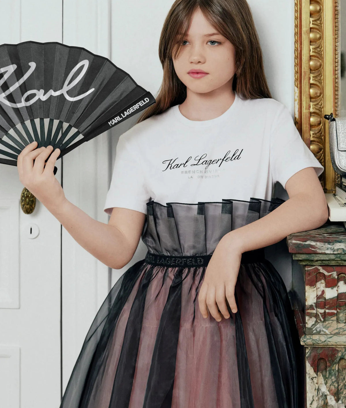 Girls mesh dress