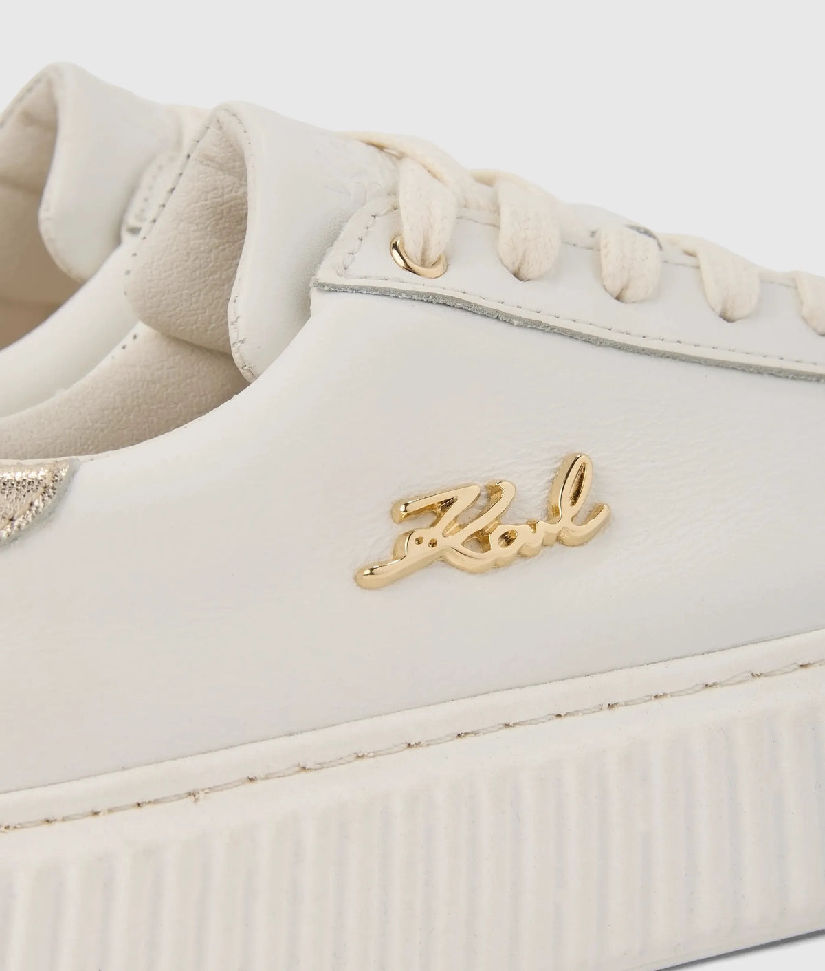 Girls Signature metallic sneakers