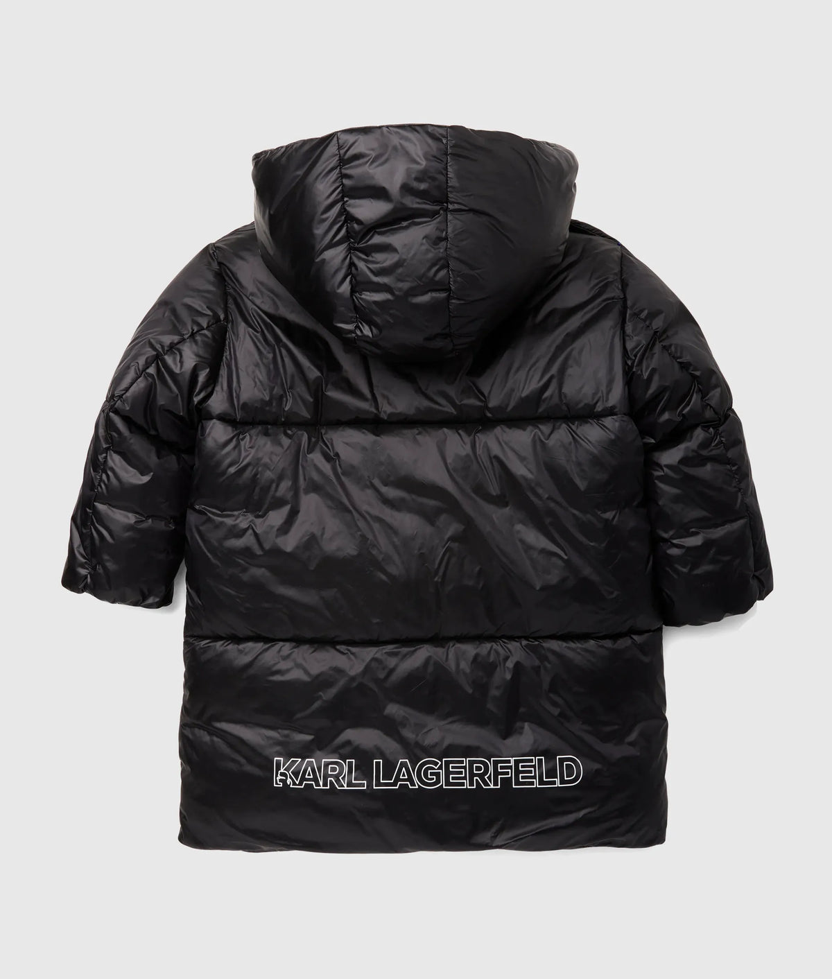 Girls long puffer jacket